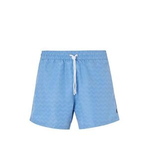 Missoni Men Drawstring Swim Shorts With Zigzag Pattern